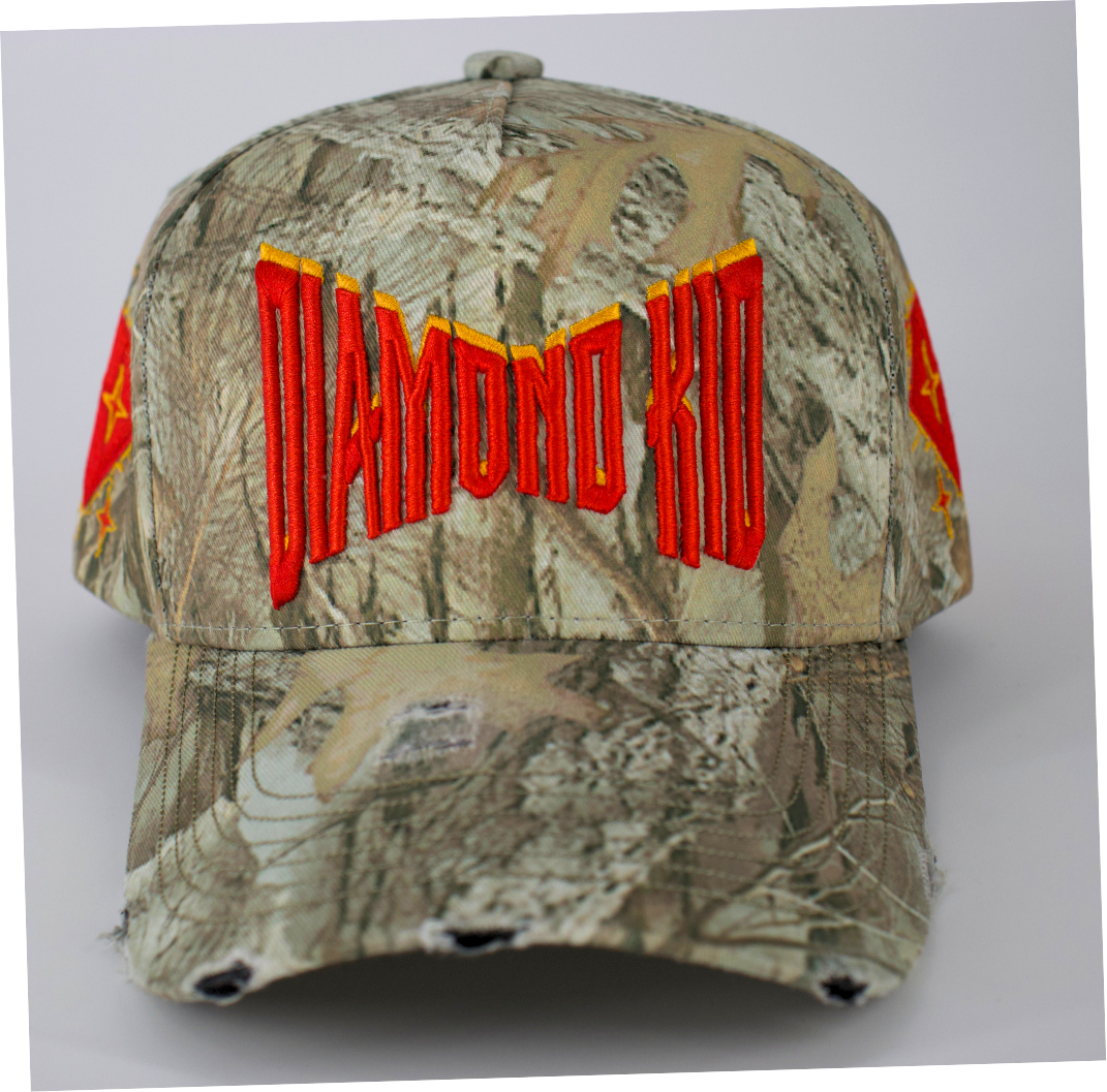 Red Camo Hat