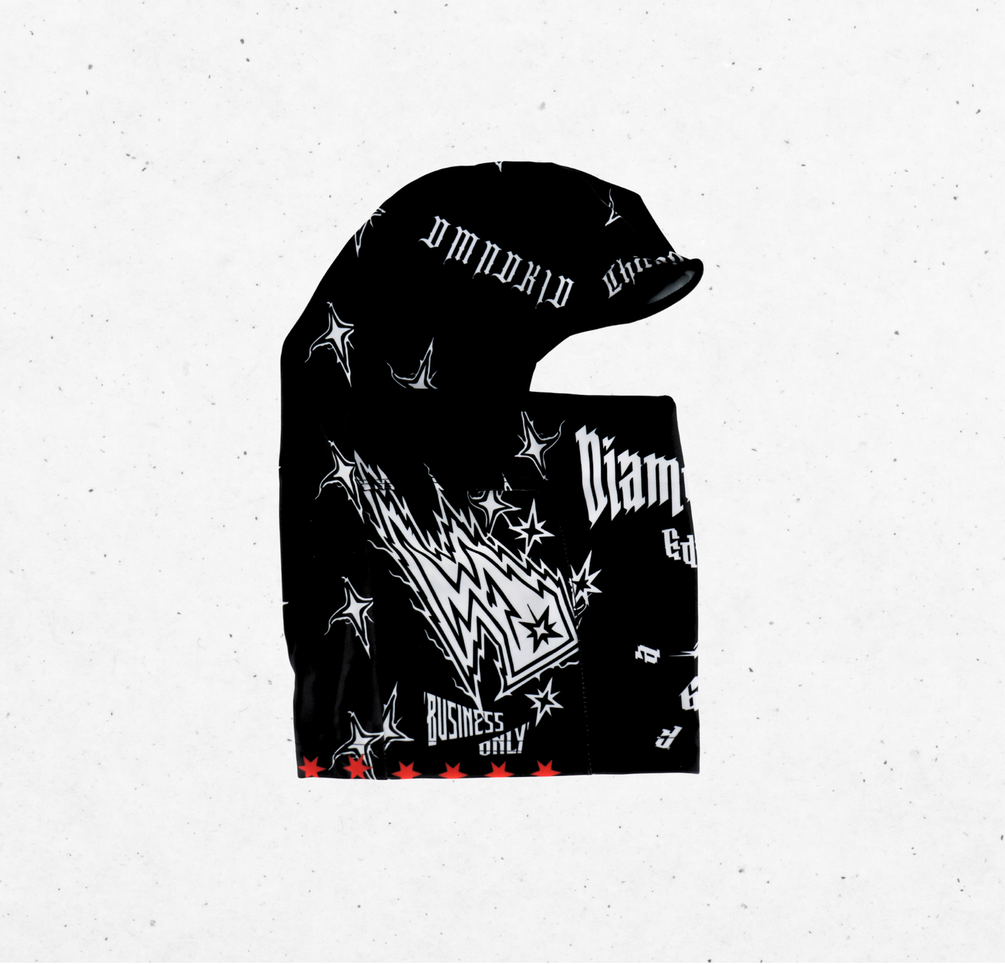 White And Black Ski Mask