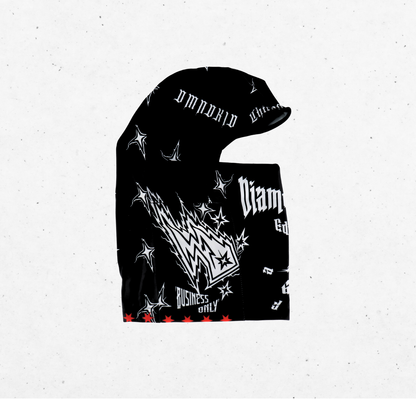 White And Black Ski Mask